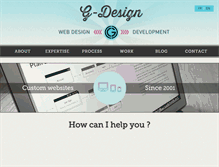 Tablet Screenshot of g-design.net